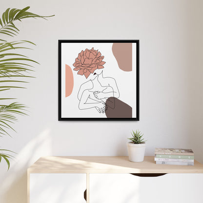 Matte Canvas, Framed (Multi-color)