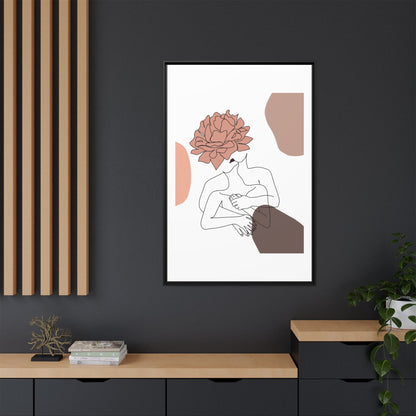 Matte Canvas, Framed (Multi-color)