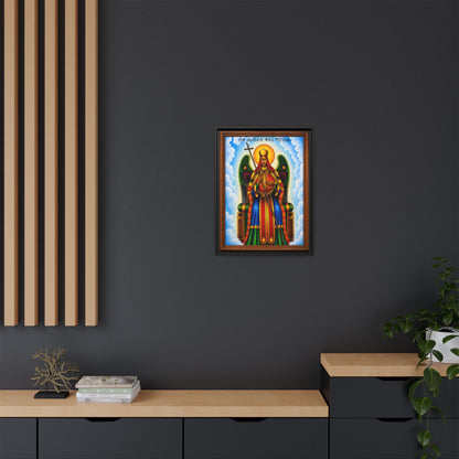 ቅዱስ ሚካኤል St. Michael - Matte Canvas, Framed (Multi-color)