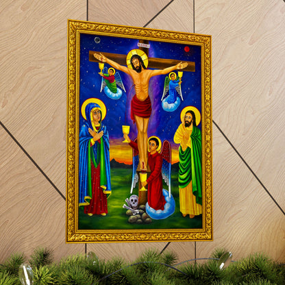The Crucifixion of Our Lord የጌታችን ስቅለት - Matte Vertical Posters