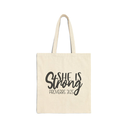 Cotton Tote Bag she is strong