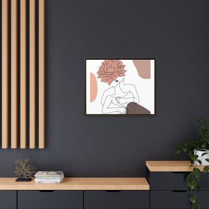Matte Canvas, Framed (Multi-color)