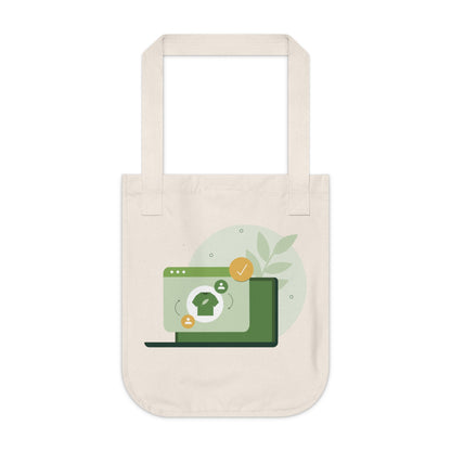 Organic Canvas Tote Bag