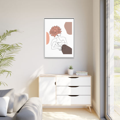Matte Canvas, Framed (Multi-color)