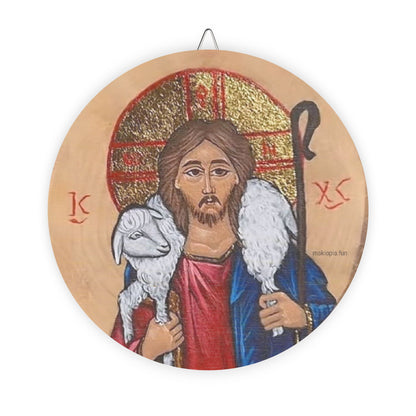 Wood Signs of Jesus Christ-the good shepherd