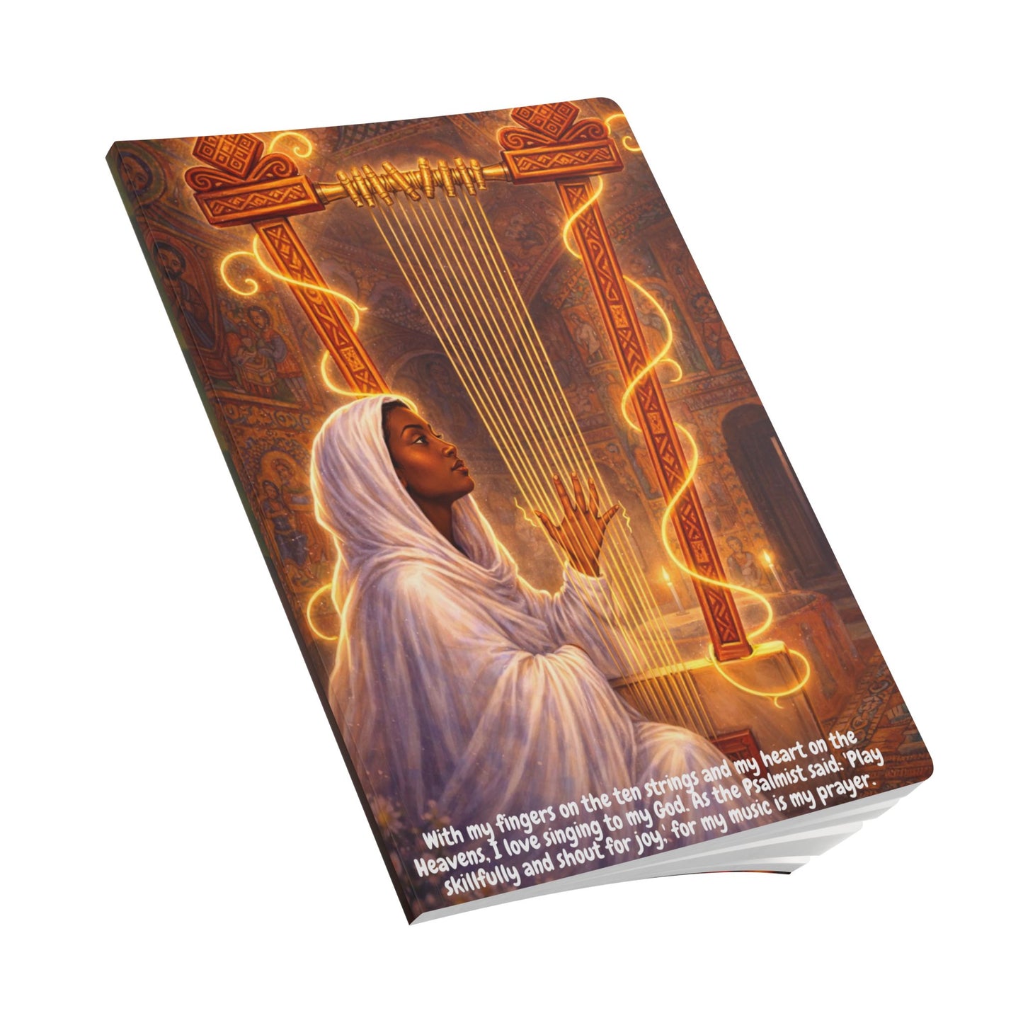 Begena Class (with Inside Prints) notebook - በገና መማርያ ደብተር