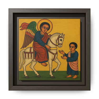 Matte Canvas, Framed (Multi-color) Saint Michael ቅዱስ ሚካኤል