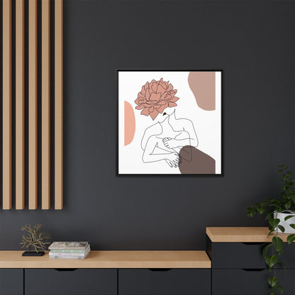 Matte Canvas, Framed (Multi-color)