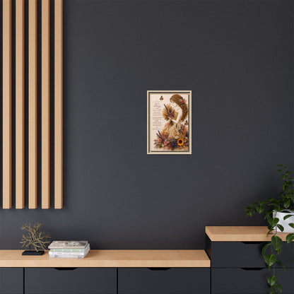 Christian Wall Art | Floral Woman የክርስቲያን ሴት