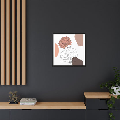 Matte Canvas, Framed (Multi-color)