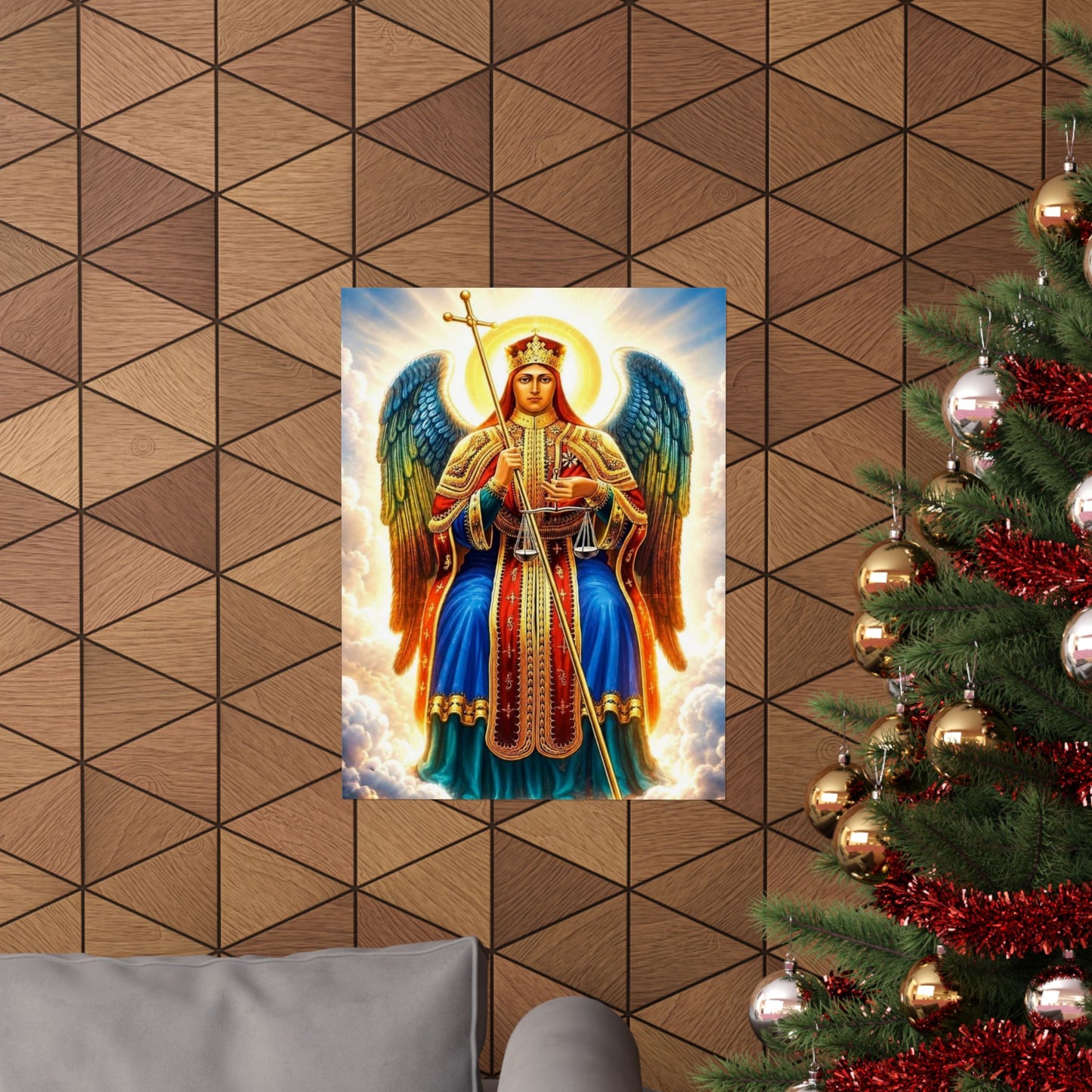 Saint Michael ቅዱስ ሚካኤል - Matte Vertical Poster