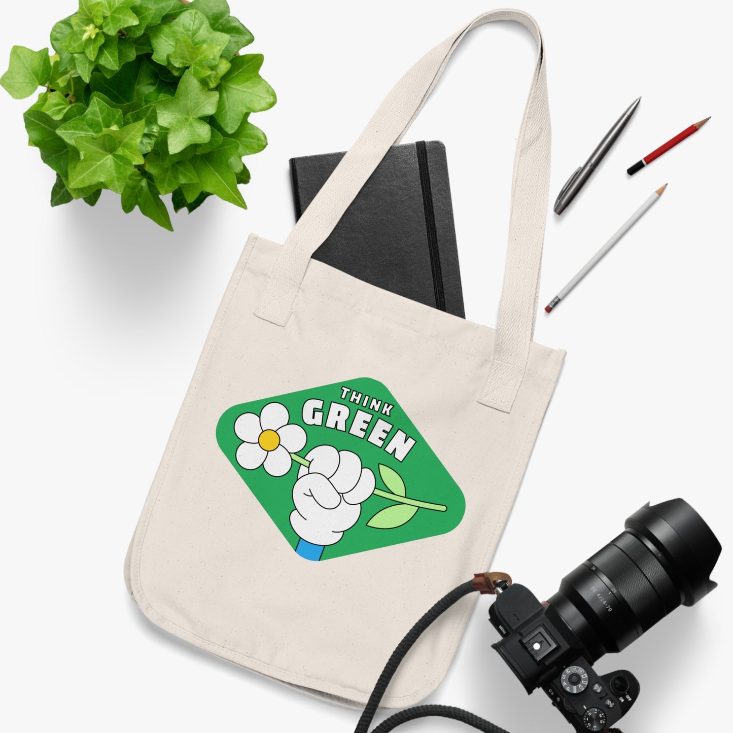 Organic Canvas Tote Bag