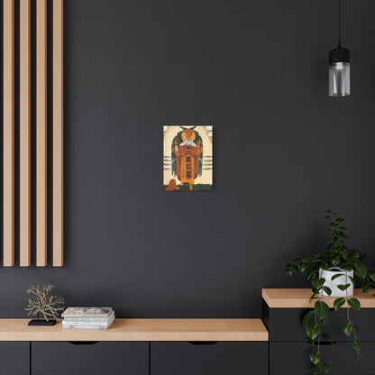 Matte Canvas, Stretched, 1.25" Abune Teklehaimanot አቡነ ተክለሃይማኖት