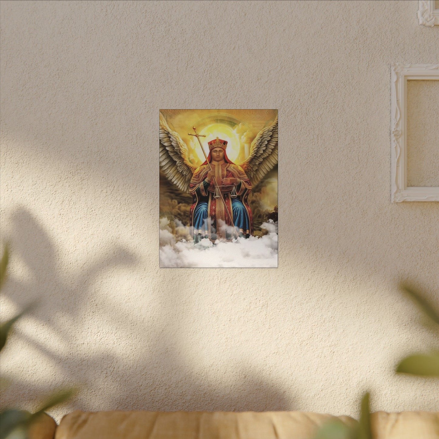 Matte Canvas, Stretched, 0.75" (Multi-Size) Saint Michael ቅዱስ ሚካኤል