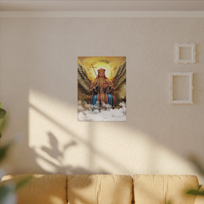Matte Canvas, Stretched, 0.75" (Multi-Size) Saint Michael ቅዱስ ሚካኤል