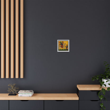 Matte Canvas, Framed (Multi-color) Saint Michael ቅዱስ ሚካኤል