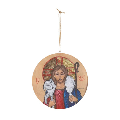 Wood Signs of Jesus Christ-the good shepherd