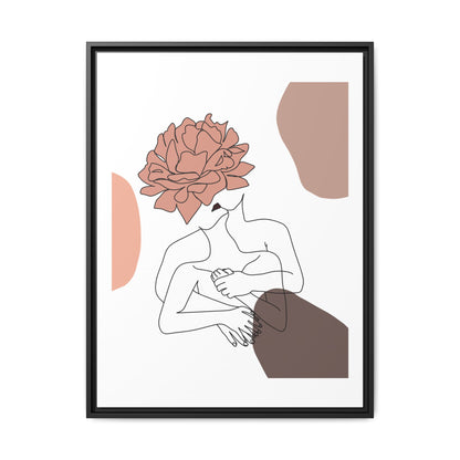 Matte Canvas, Framed (Multi-color)