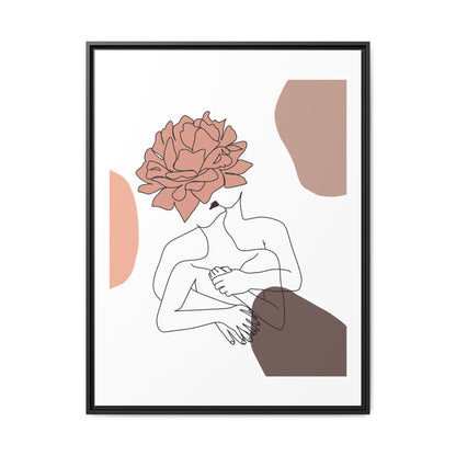 Matte Canvas, Framed (Multi-color)
