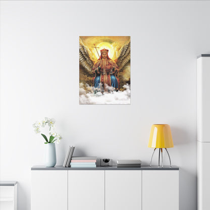 Matte Canvas, Stretched, 0.75" (Multi-Size) Saint Michael ቅዱስ ሚካኤል