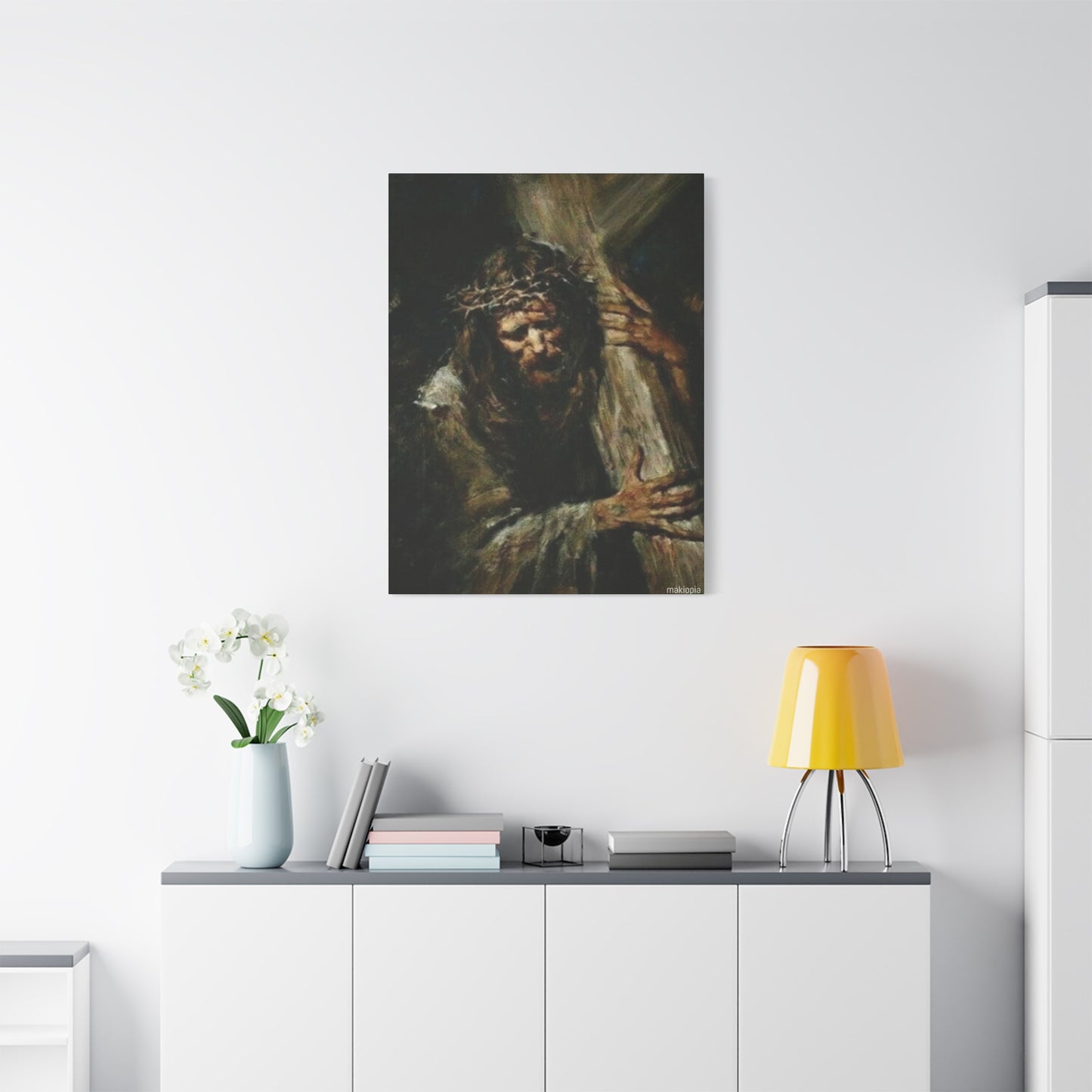 Matte Canvas, Stretched, 1.25" Jesus Christ ኢየሱስ ክርስቶስ