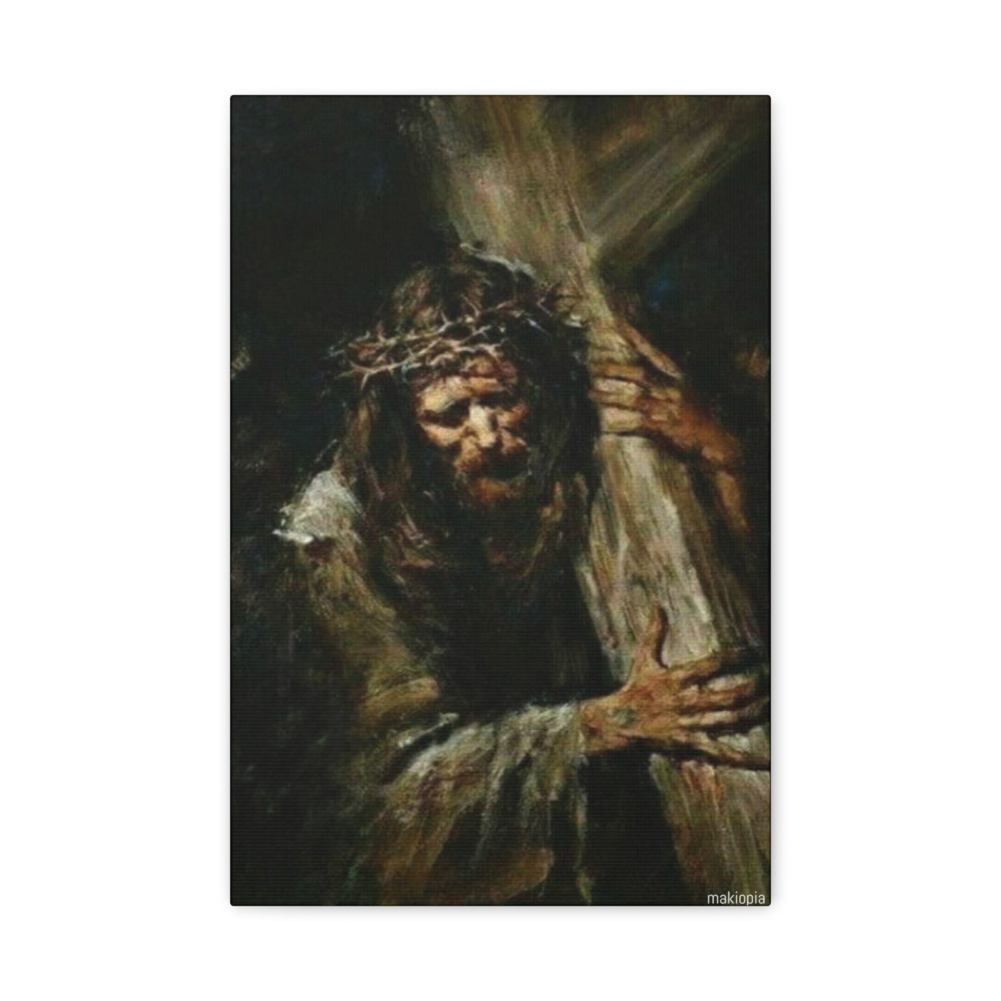Matte Canvas, Stretched, 1.25" Jesus Christ ኢየሱስ ክርስቶስ