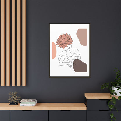 Matte Canvas, Framed (Multi-color)