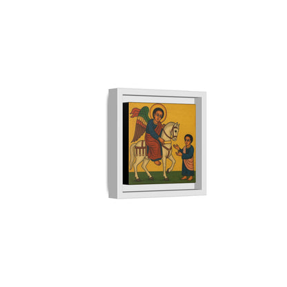 Matte Canvas, Framed (Multi-color) Saint Michael ቅዱስ ሚካኤል