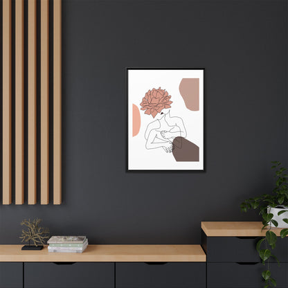 Matte Canvas, Framed (Multi-color)