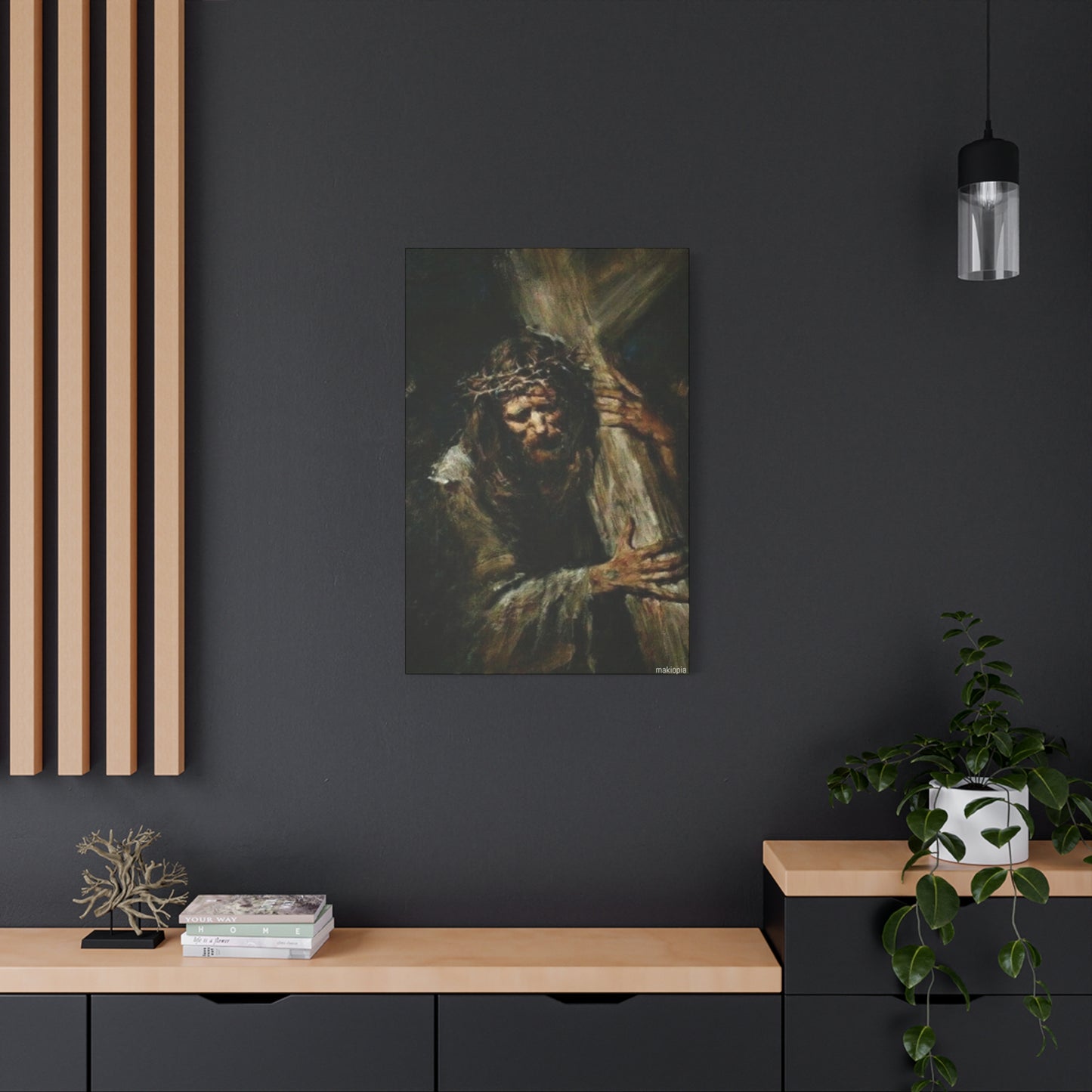 Matte Canvas, Stretched, 1.25" Jesus Christ ኢየሱስ ክርስቶስ
