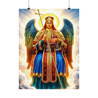 Saint Michael ቅዱስ ሚካኤል - Matte Vertical Poster