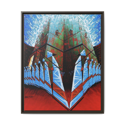 Matte Canvas, Framed (Multi-color)
