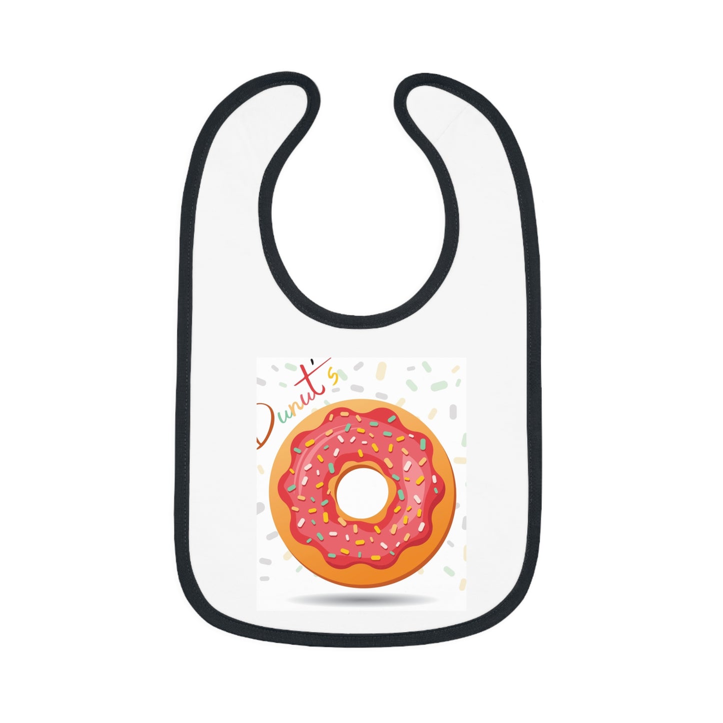 Baby Contrast Trim Jersey Bib