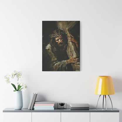 Matte Canvas, Stretched, 1.25" Jesus Christ ኢየሱስ ክርስቶስ