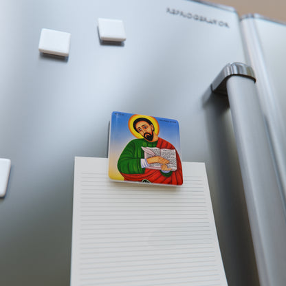 ቅዱስ ዮሐንስ ወንጌላዊ - St. John the Evangelist Porcelain Magnet, Square