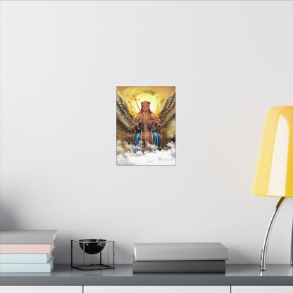 Matte Canvas, Stretched, 0.75" (Multi-Size) Saint Michael ቅዱስ ሚካኤል