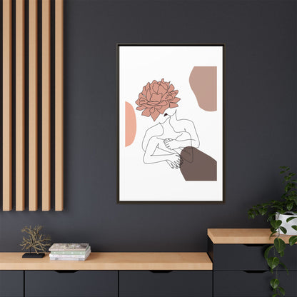 Matte Canvas, Framed (Multi-color)