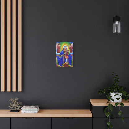 Virgin Mary Matte Canvas, Stretched, 1.25" ማርያም ድንግል