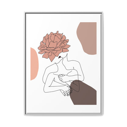 Matte Canvas, Framed (Multi-color)