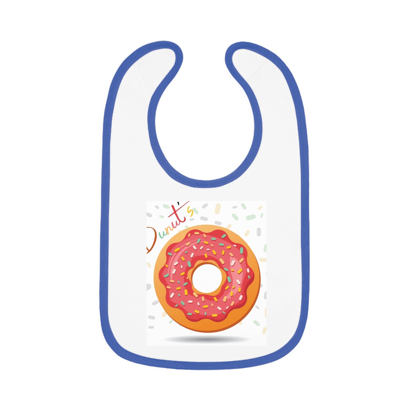 Baby Contrast Trim Jersey Bib