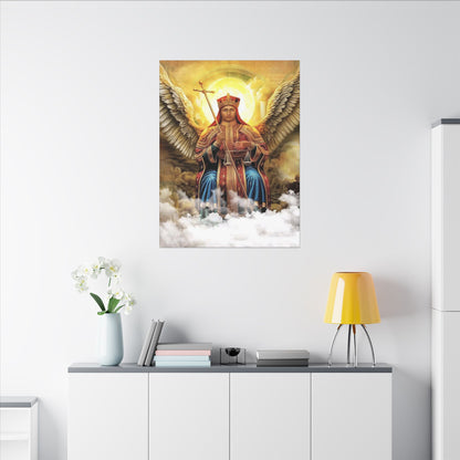 Matte Canvas, Stretched, 0.75" (Multi-Size) Saint Michael ቅዱስ ሚካኤል