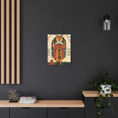 Matte Canvas, Stretched, 1.25" Abune Teklehaimanot አቡነ ተክለሃይማኖት