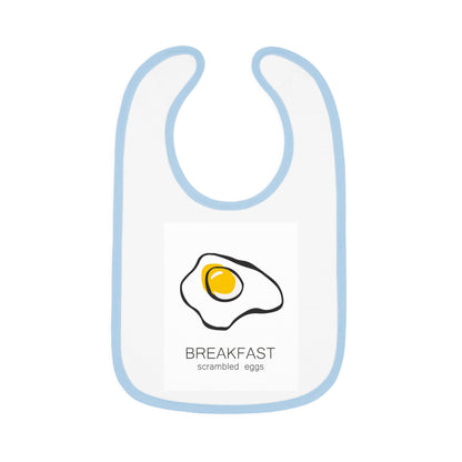 Baby Contrast Trim Jersey Bib