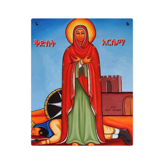 Acrylic Wall Art Panels ቅድስት አርሴማ Saint Arsema