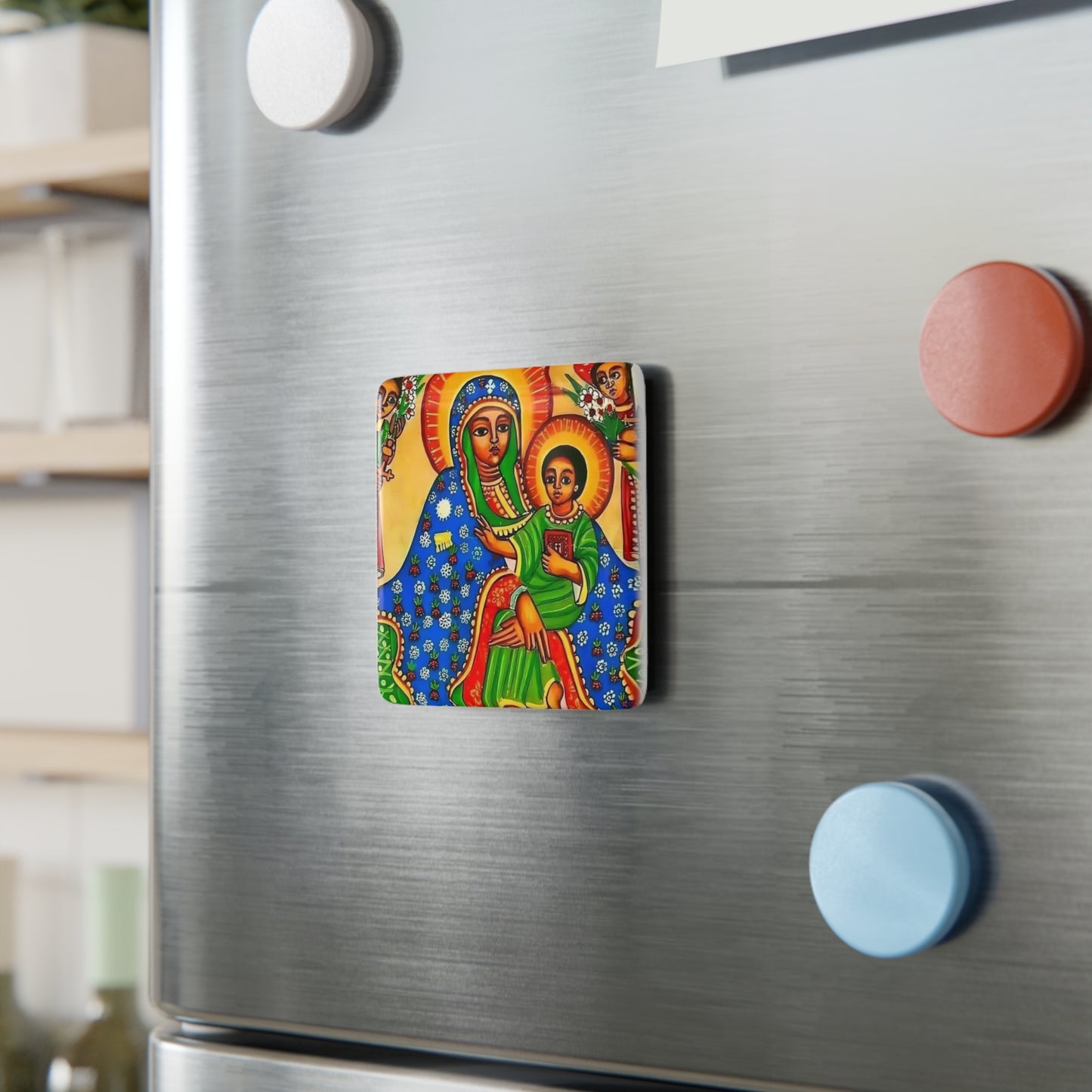Porcelain Magnet, Square