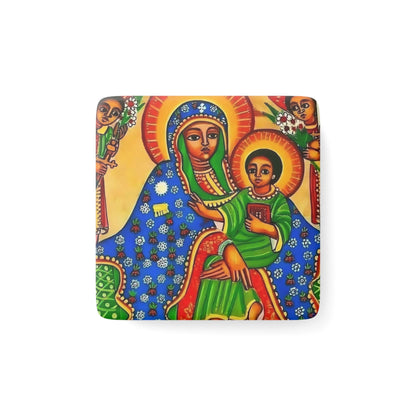 Porcelain Magnet, Square